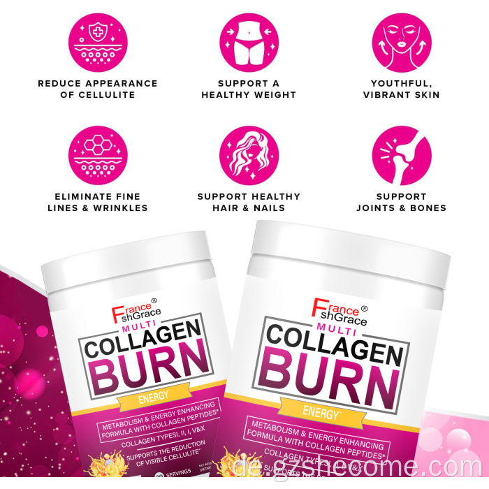 Organische hydrolysierte Kollagen -Multi -Kollagen -Peptidepulver